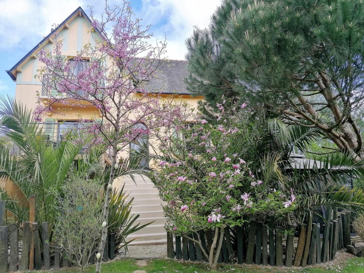 Guest House Dans Jardin Exotique Proche D'Une Voie Verte Morlaix Buitenkant foto